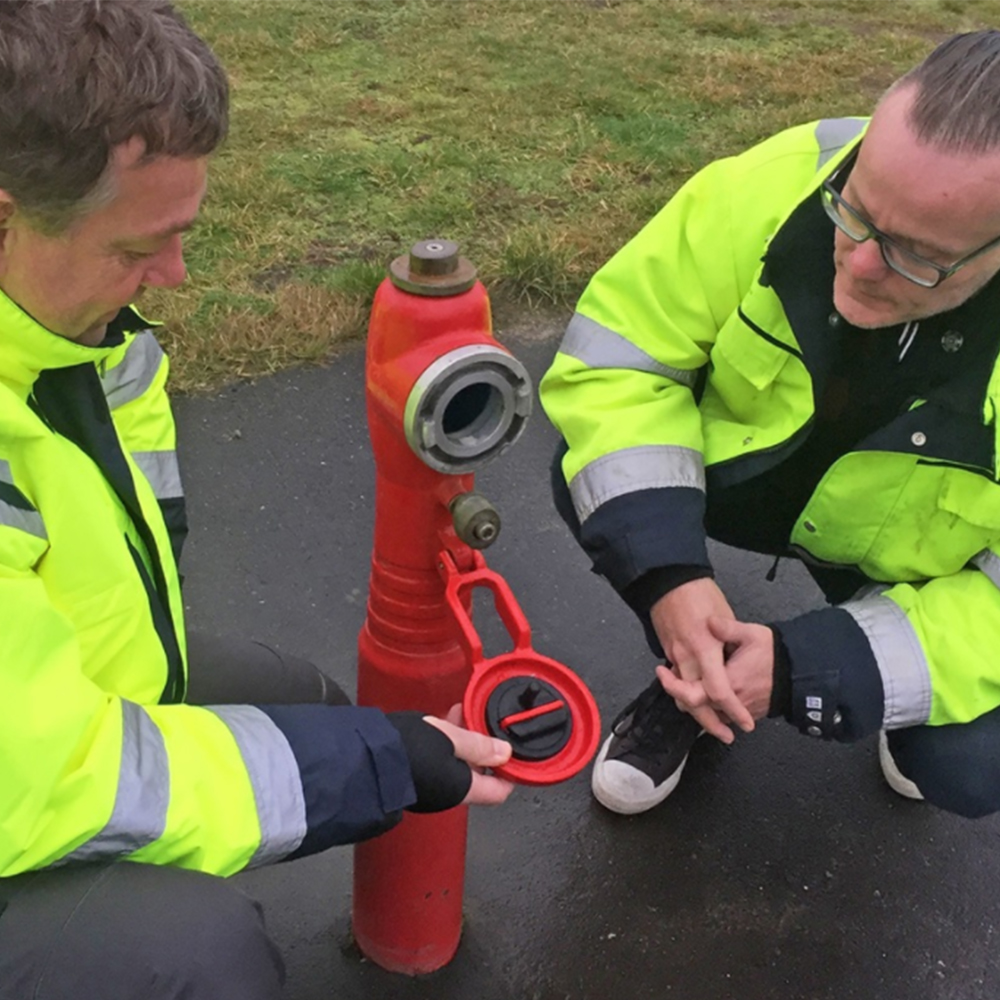 Intelligent fire hydrants Skanderborg Forsyningsvirksomhed, Denmark