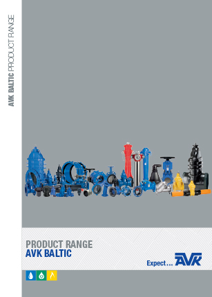 AVK Product range for the Baltics